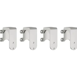 vidaXL Materiales De Construcción-Kit de herrajes para puerta corredera 183 cm acero plateado
