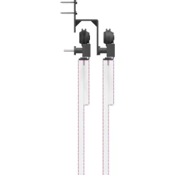 vidaXL Materiales De Construcción-Kit de herrajes para puertas correderas acero negro 152,5 cm