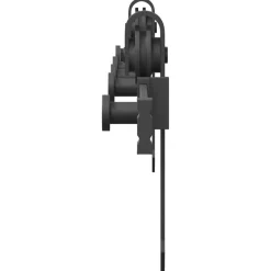 vidaXL Materiales De Construcción-Kit de herrajes para puertas correderas acero negro 152,5 cm