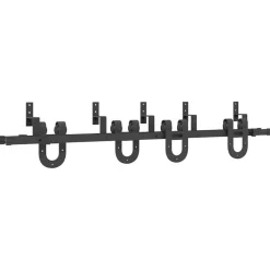 vidaXL Kit de herrajes para puertas correderas acero negro 183 cm Hot