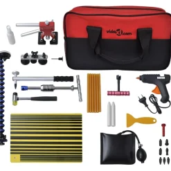 vidaXL Piezas Y Accesorios Para Vehículos-Kit de reparar abolladuras de coche con bolsa de transporte XXL