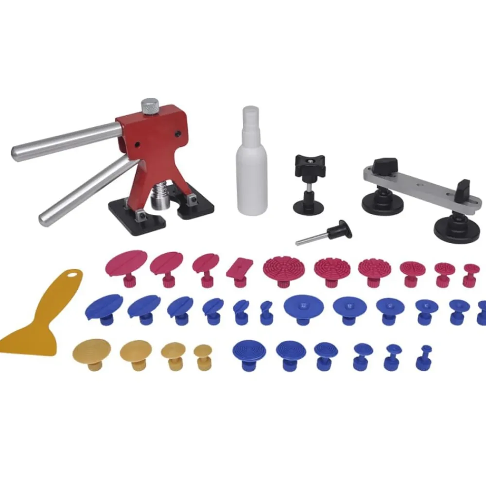 vidaXL Piezas Y Accesorios Para Vehículos-Kit de reparar abolladuras de coche con bolsa de transporte XXL