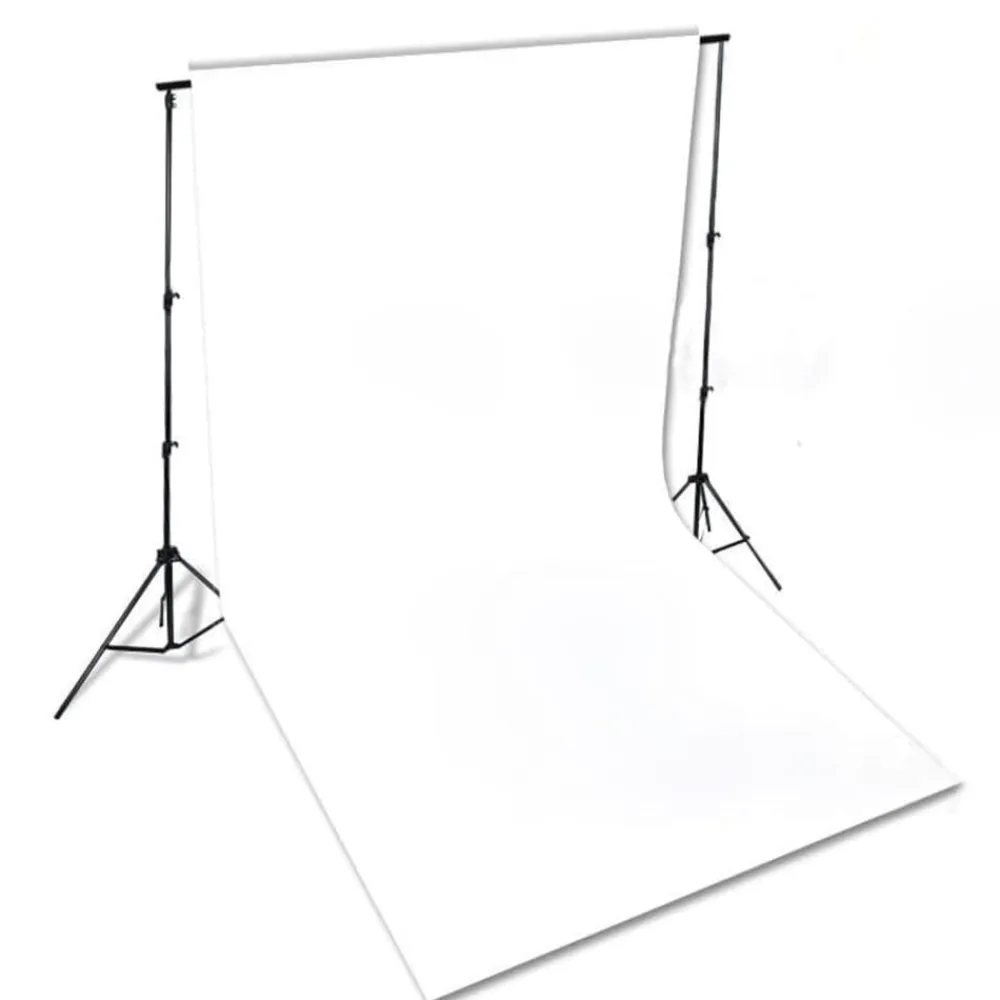 vidaXL Cámaras Y Objetivos-Kit estudio fotográfico con telón de fondo, lámparas y paraguas