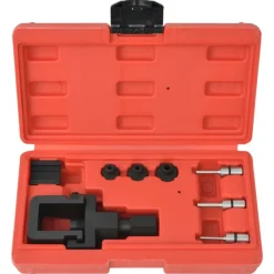 vidaXL Kit herramientas de cortar y remachar cadenas de moto 8 piezas New