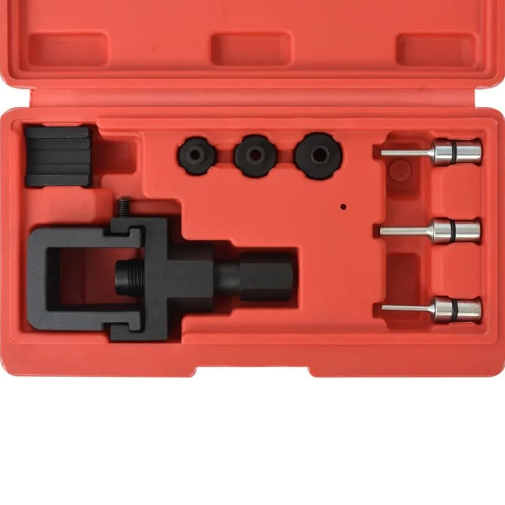 vidaXL Kit herramientas de cortar y remachar cadenas de moto 8 piezas New