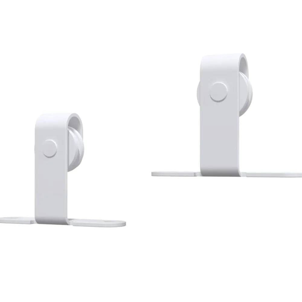 vidaXL Materiales De Construcción-Kit mini puerta corredera armario acero carbono blanco 183 cm