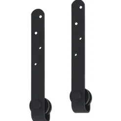 vidaXL Accesorios De Bricolaje-Kit mini puerta corredera de armario acero carbono 183 cm