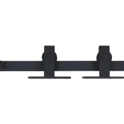 vidaXL Kit mini puerta corredera de armario acero carbono 183 cm Clearance