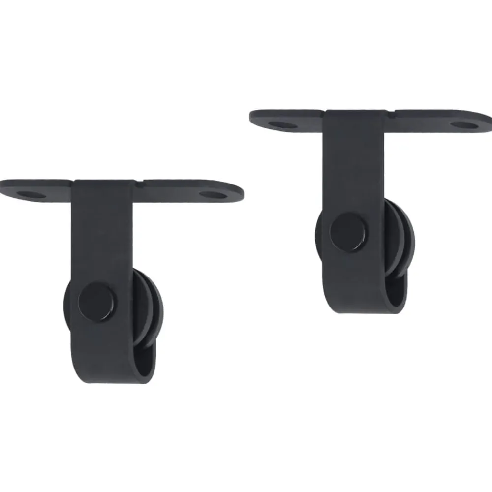 vidaXL Kit mini puerta corredera de armario acero carbono 183 cm Clearance
