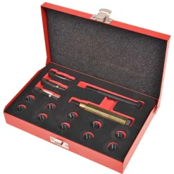 vidaXL Kit reparación de rosca bujía incandescente 15 pzas M10x1,0mm New