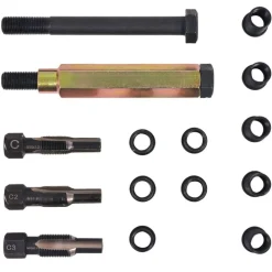 vidaXL Kit reparación de rosca bujía incandescente 15 pzas M10x1,0mm New