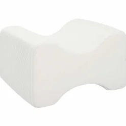 vidaXL Knee Pillow Espuma viscoelástica y poliéster 26 x 21,5 x 15 cm White Outlet