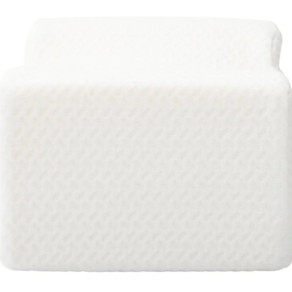 vidaXL Knee Pillow Espuma viscoelástica y poliéster 26 x 21,5 x 15 cm White Outlet