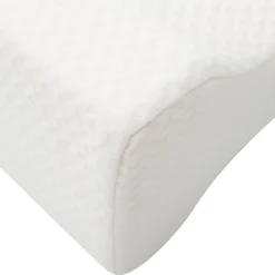 vidaXL Knee Pillow Espuma viscoelástica y poliéster 26 x 21,5 x 15 cm White Outlet