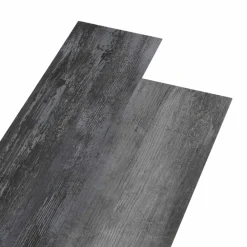 vidaXL Materiales De Construcción-Lama de Suelo Autoadhesiva 32 pcs Gris Brillante 4,46 m² PVC