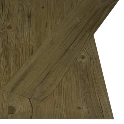 vidaXL Lama de Suelo Autoadhesiva Naturaleza 32 pcs Marrón 4,46 m² PVC Marr&oacute;n New