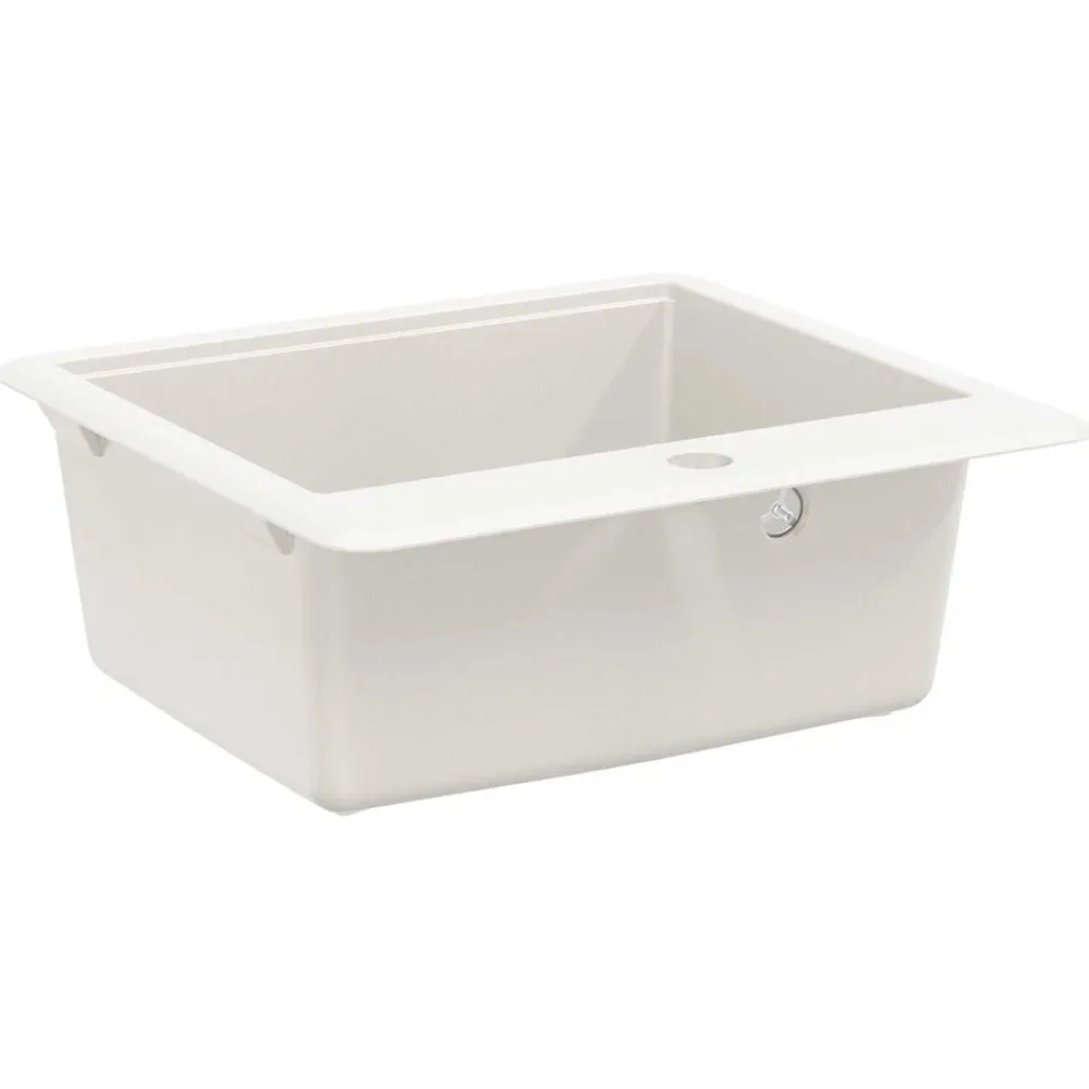 vidaXL Lavabo 470 x 440 mm granito White