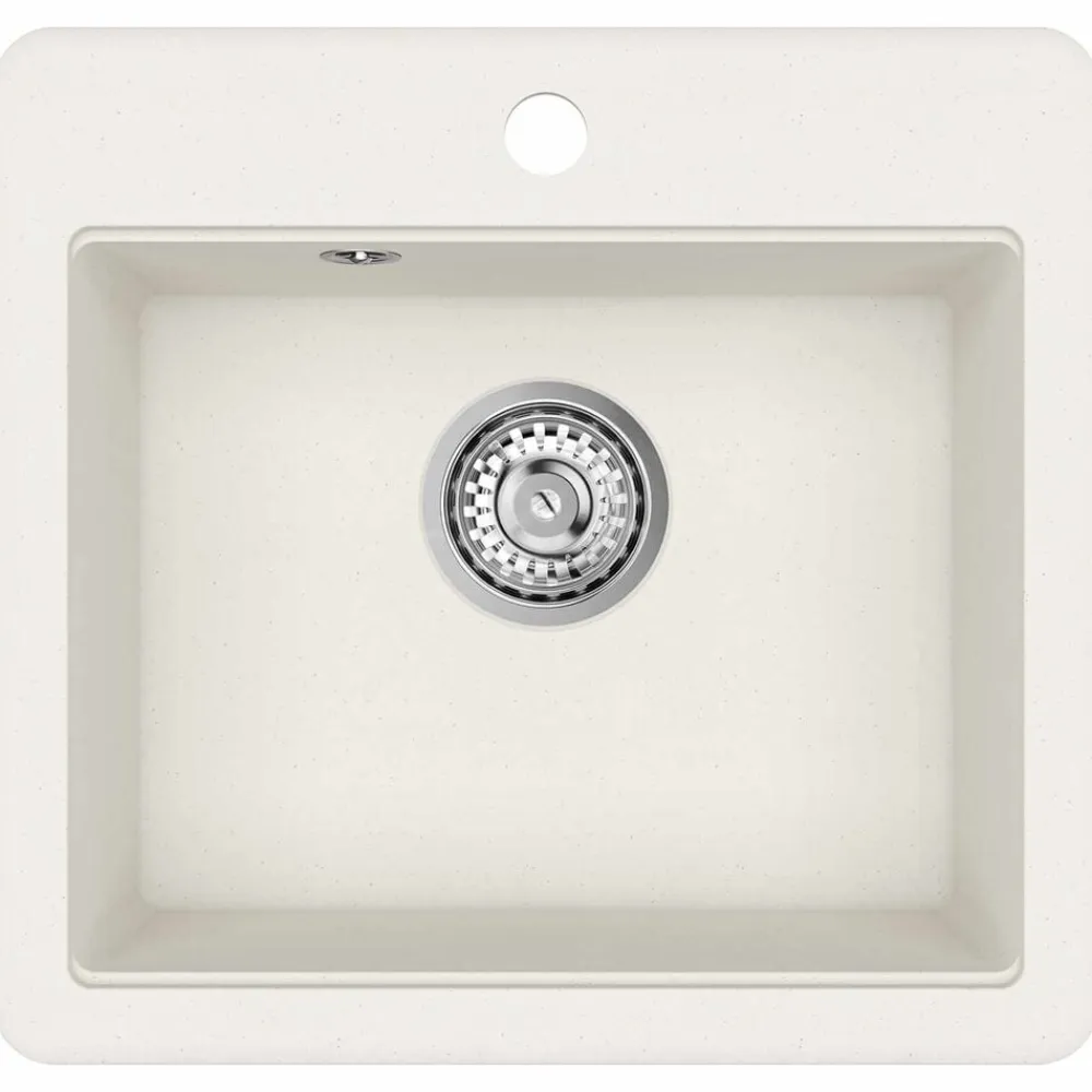 vidaXL Lavabo 470 x 440 mm granito White