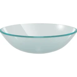vidaXL Lavabo baño grifo&desagüe de empuje vidrio templado esmerilado Outlet