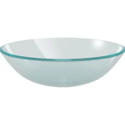 vidaXL Lavabo baño grifo&desagüe de empuje vidrio templado esmerilado Discount