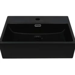 vidaXL Fontanería-Lavabo con orificio para grifo cerámica 51,5x38,5x15 cm