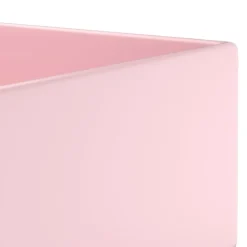 vidaXL Lavabo con rebosadero cerámica mate Rosa New