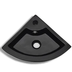 vidaXL Fontanería-Lavabo con rebosadero 45x32x12,5 cm