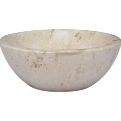 vidaXL Lavabo mármol 53x40x15 cm Crema New