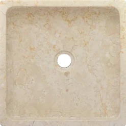 vidaXL Fontanería-Lavabo mármol 40x40x10 cm