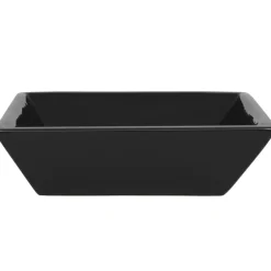 vidaXL Lavabo cuadrado de cerámica 41,5x41,5x12 cm Negro