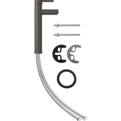 vidaXL Lavabo de baño con grifo y desagüe de empuje vidrio templado Clearance