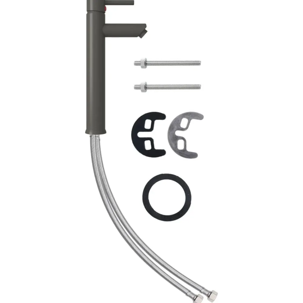 vidaXL Lavabo de baño grifo&desagüe de empuje vidrio templado dorado Hot