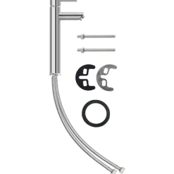 vidaXL Lavabo de baño grifo&desagüe de empuje vidrio templado dorado Sale