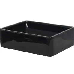 vidaXL Fontanería-Lavabo de cerámica rectangular 41x30x12 cm