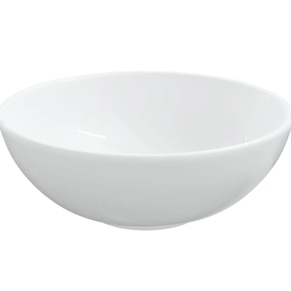 vidaXL Lavabo de cerámica 28x28x10 cm Blanco Outlet