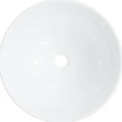 vidaXL Lavabo de cerámica 28x28x10 cm Blanco Outlet
