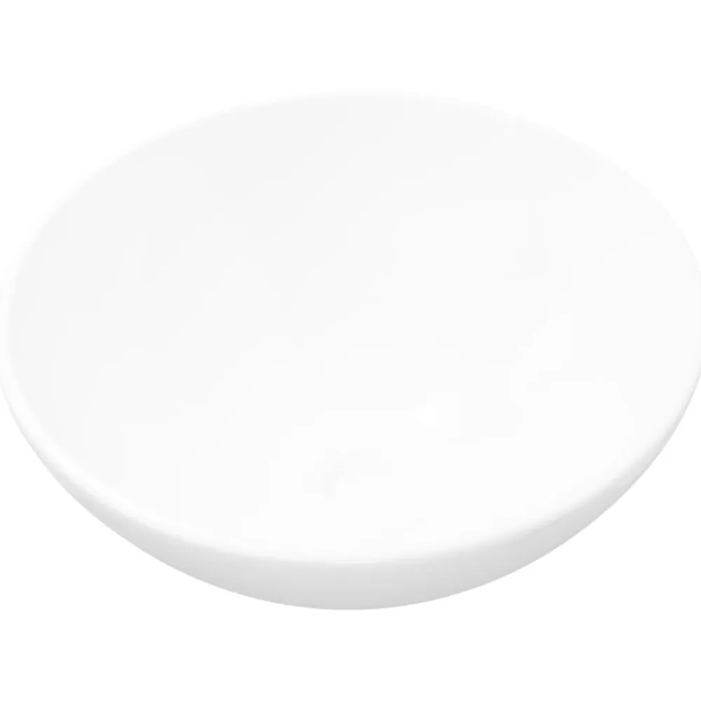 vidaXL Lavabo de cuarto de baño redondo cerámica Blanco Online
