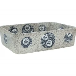 vidaXL Lavabo de encimera rectangular cerámica 46x35,5x13cm Multicolor Online