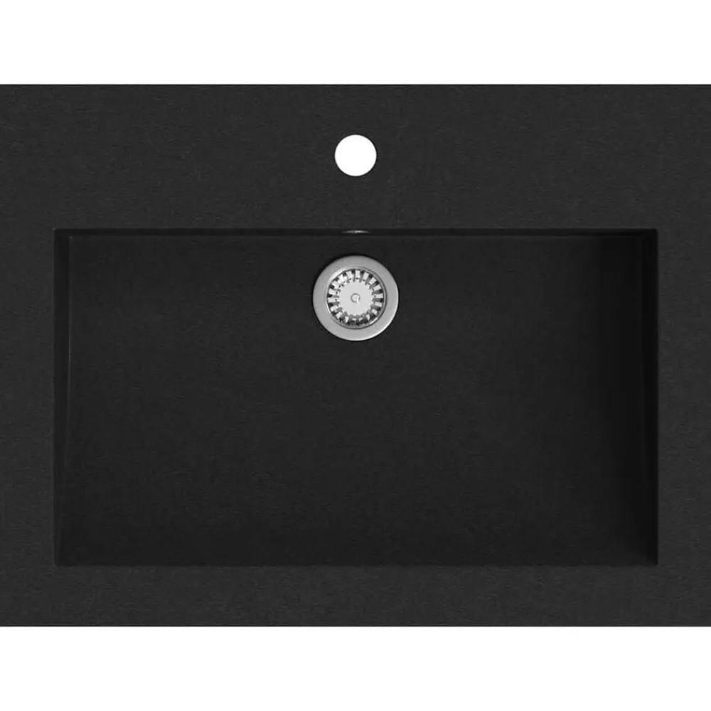 vidaXL Fontanería-Lavabo de granito 600x450x120 mm
