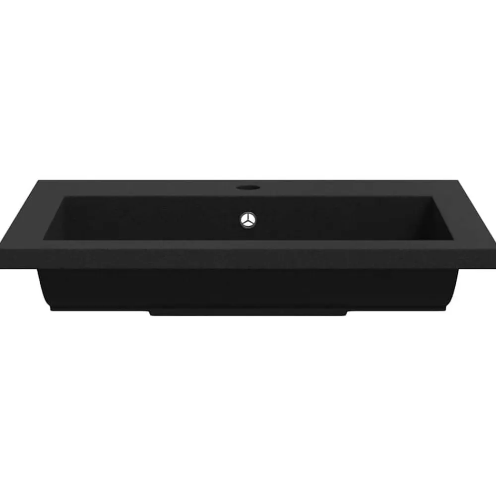 vidaXL Fontanería-Lavabo de granito 600x450x120 mm