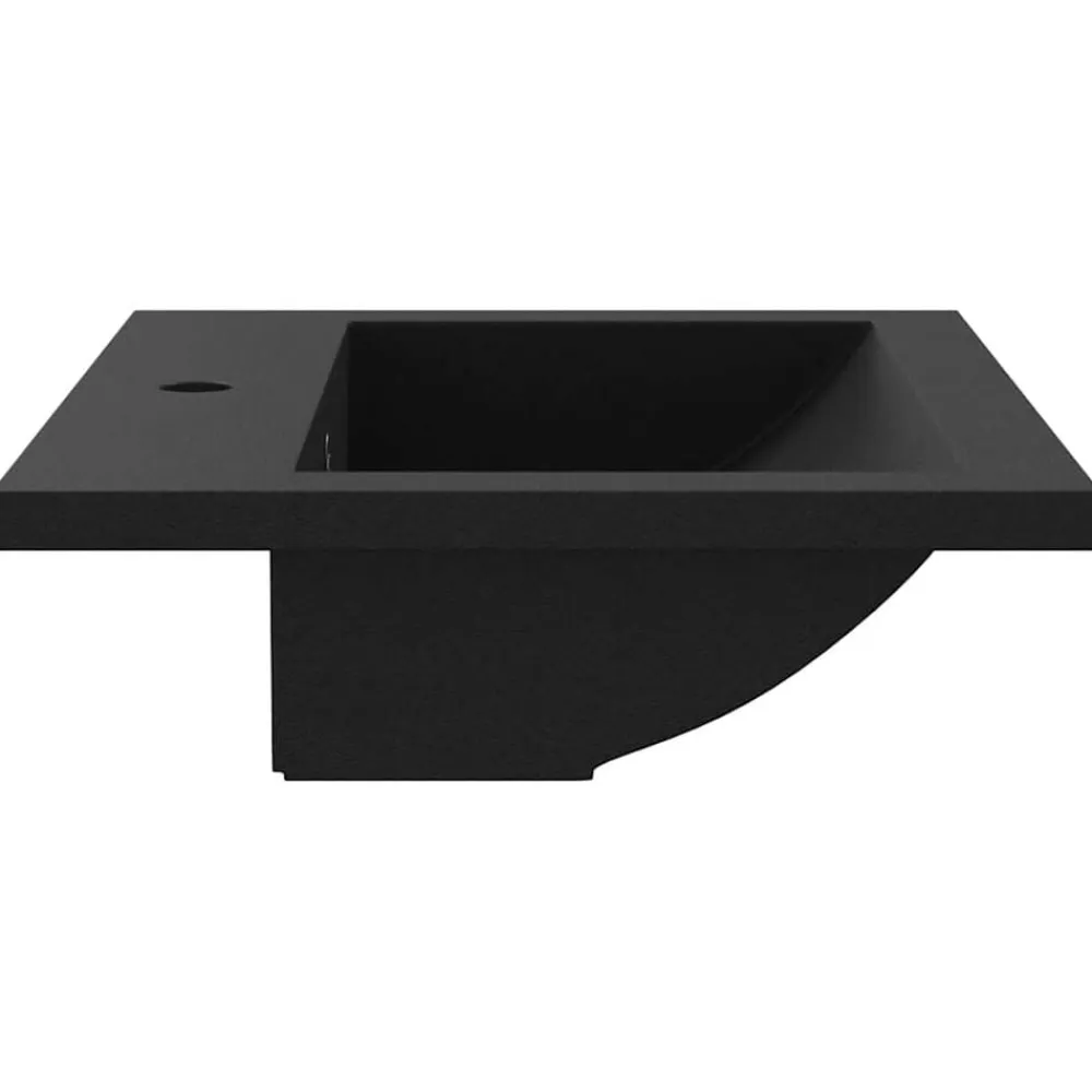 vidaXL Fontanería-Lavabo de granito 600x450x120 mm