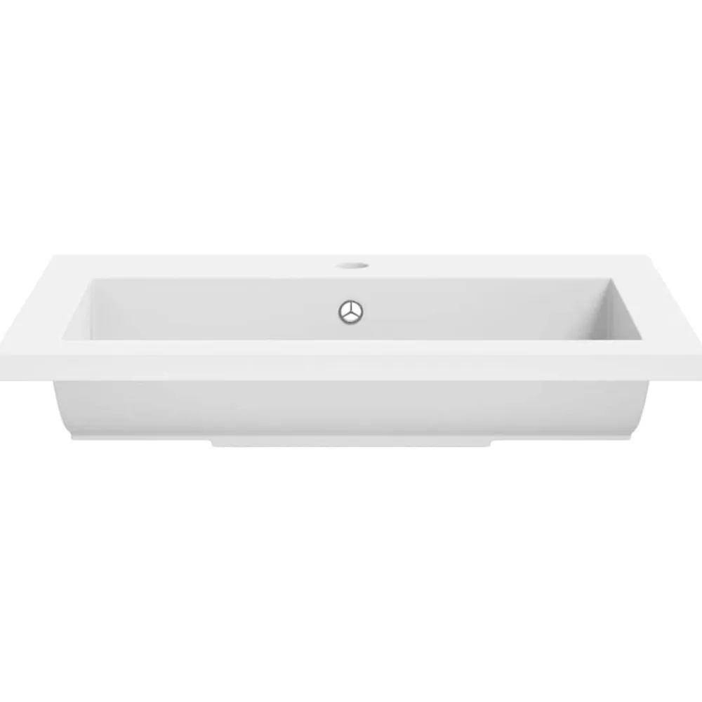vidaXL Fontanería-Lavabo de granito 600x450x120 mm