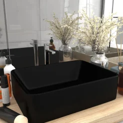 vidaXL Fontanería-Lavabo de lujo de cerámica 41x30x12 cm