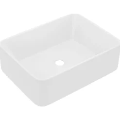 vidaXL Fontanería-Lavabo de lujo de cerámica 41x30x12 cm