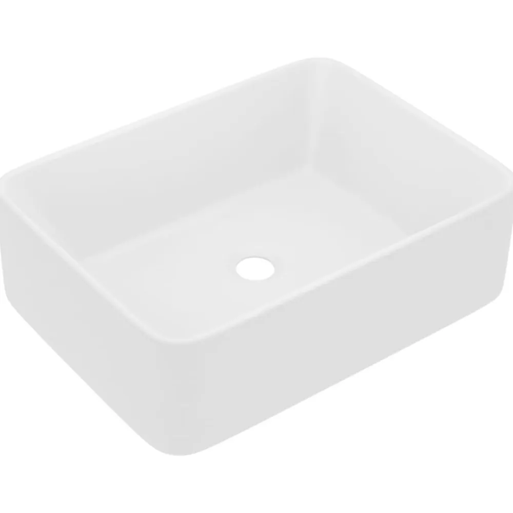 vidaXL Fontanería-Lavabo de lujo de cerámica 41x30x12 cm