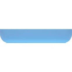 vidaXL Lavabo de lujo de cerámica rectangular 71x38 cm azul claro mate Best