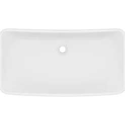 vidaXL Fontanería-Lavabo de lujo de cerámica rectangular 71x38 cm