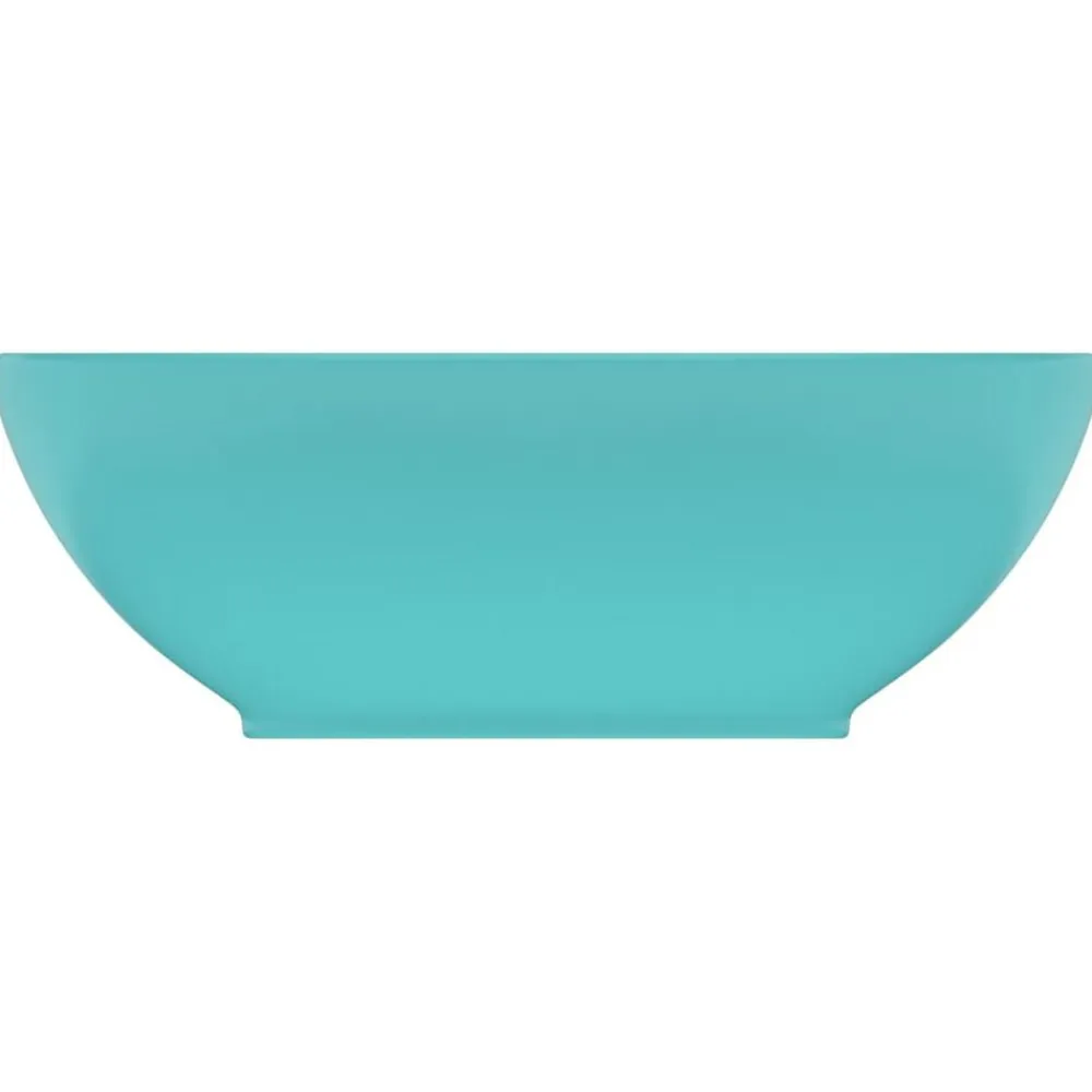 vidaXL Fontanería-Lavabo de lujo ovalado cerámica 40x33 cm