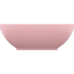 vidaXL Lavabo de lujo ovalado cerámica 40x33 cm rosa mate Sale