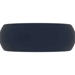 vidaXL Fontanería-Lavabo de lujo redondo cerámica 40x15 cm